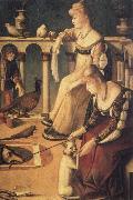 Vittore Carpaccio Venetian Ladies,known as the courtesans Sweden oil painting artist